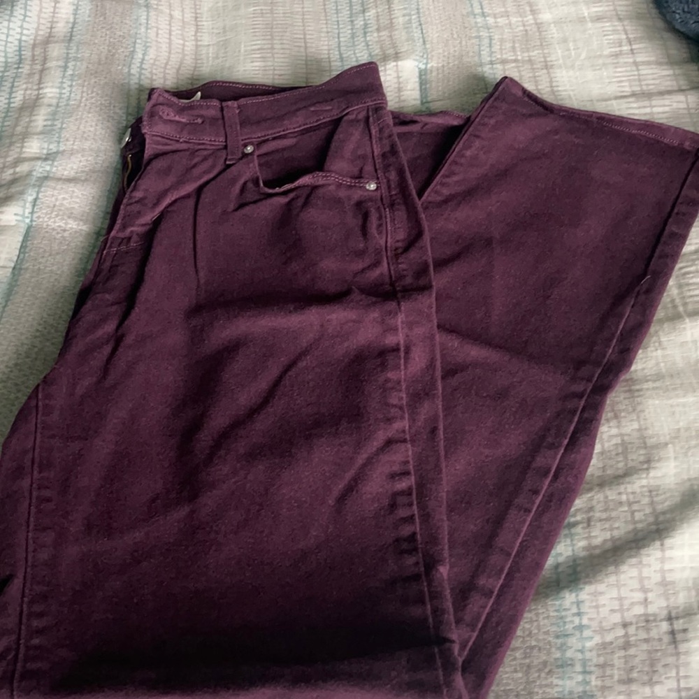 Straight leg jeans